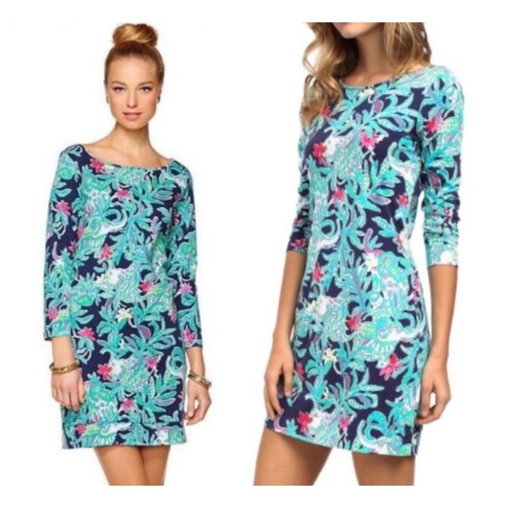 Lilly Pulitzer Marlowe T-shirt 3/4 Sleeve Dress - Trunk Show
